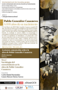 Conferencia: “Sociología del conocimiento en la obra de Pablo González Casanova”.