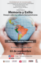 imagen Cátedra Inaugural “Memoria y Exilio. Ensayos sobre las culturas iberoamericanas”
