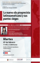 Conferencia Inaugural 2023-A: “La nueva ola progresista latinoamericana y sus puntos ciegos”