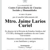 Mtro. Jaime Larios Curiel